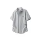 [Ice Silk Original Yarn Sun Protection]Space Gray (Tang Lion Purple Chest Logo)