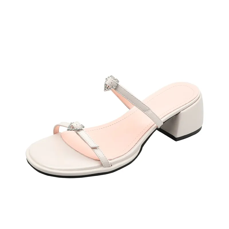 TATAYA Rubber Sole Abrasion Resistant Slide Slippers Women's-5