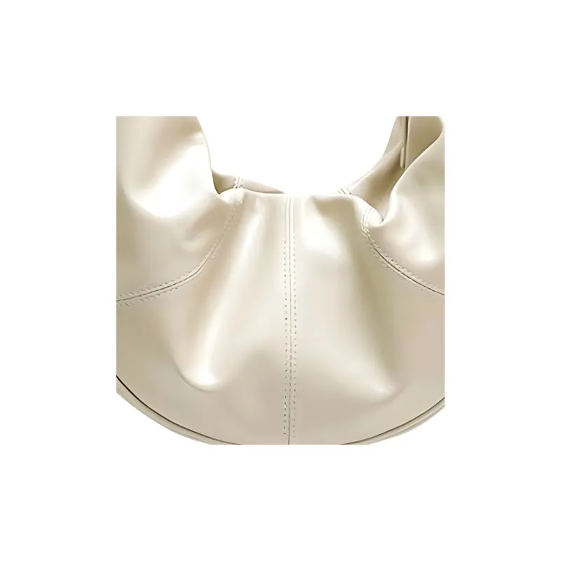 BEMIX PETS Cow Leather Shoulder Bag Regular Women's Milkshake White-3