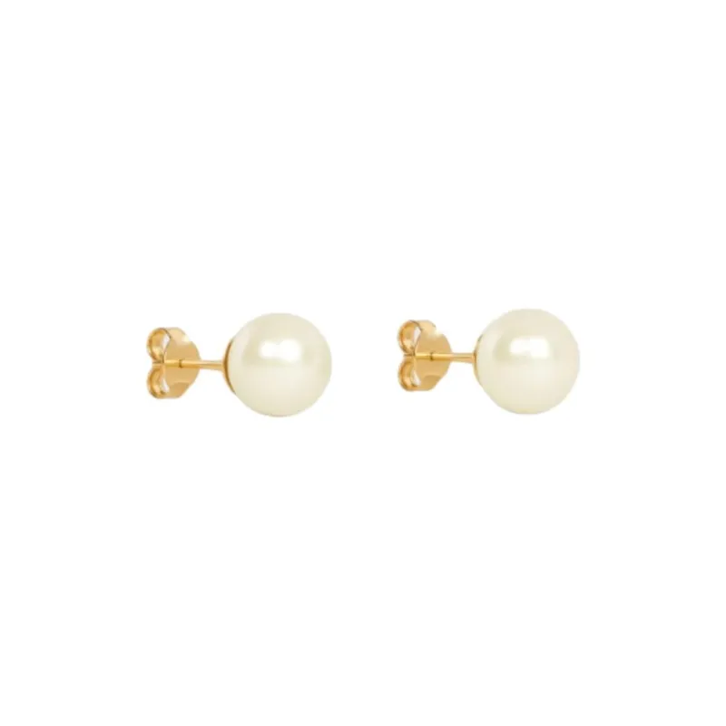 CELINE Brass Earrings Women's Silver-2