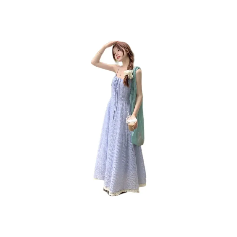 KAISER Slip Dresses Women's Blue-0