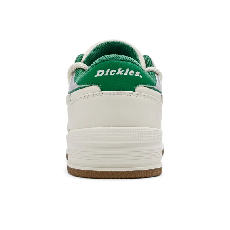 Dickies Low Top Skateboard Shoes Men's White Green-3