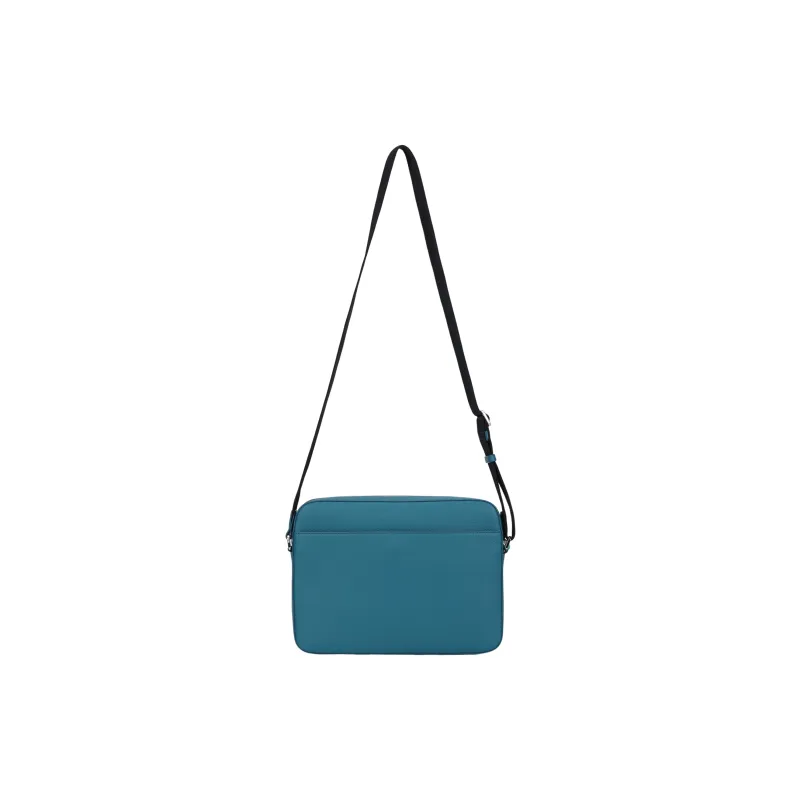 MCM Cow Leather Shoulder Bag, Crossbody Bag Medium Size Men's Turquoise-2