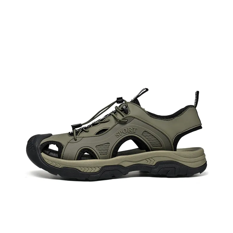 AIPSEN River Trekking Shoes Men's Green-0