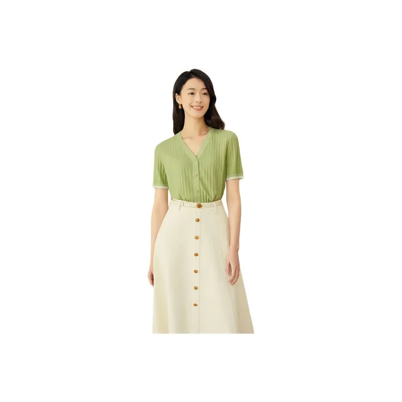 Yiner Knitwear Women's Lime Yellow-0