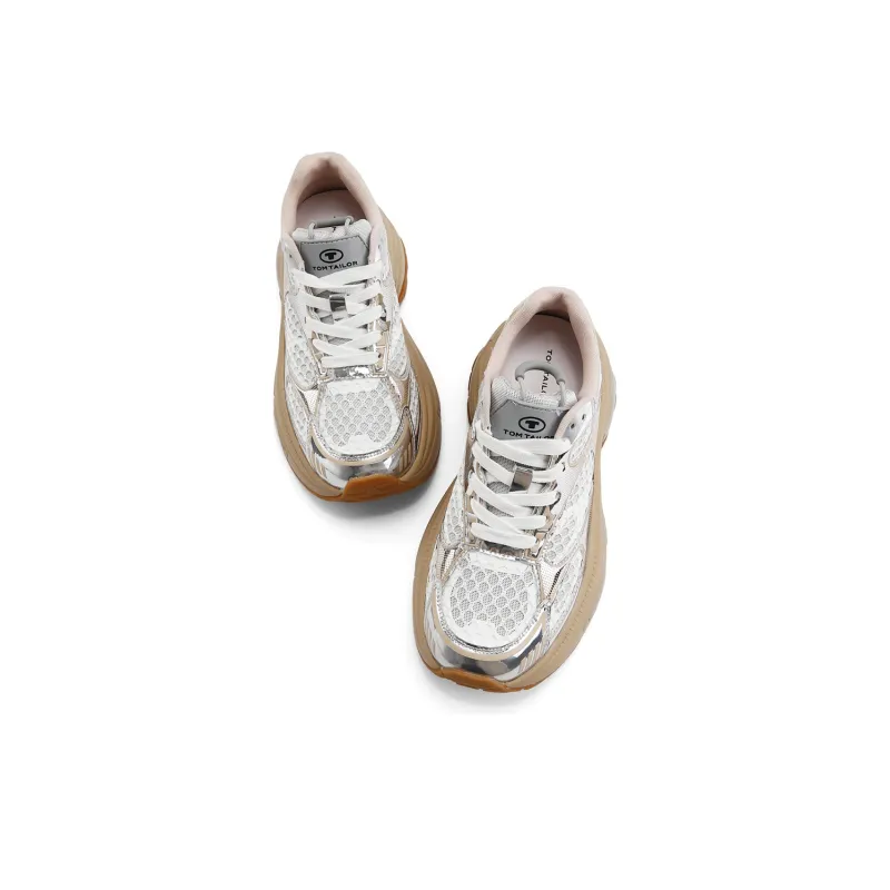 TOM TAILOR Height Increasing, Breathable, Lightweight Low Top Chunky Sneakers Women's-12