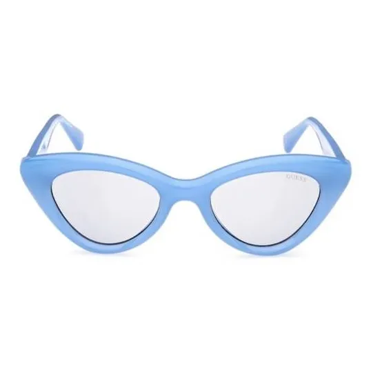 GUESS Subject To Official Website Cat Eye Sunglasses Unisex Sky Blue-1