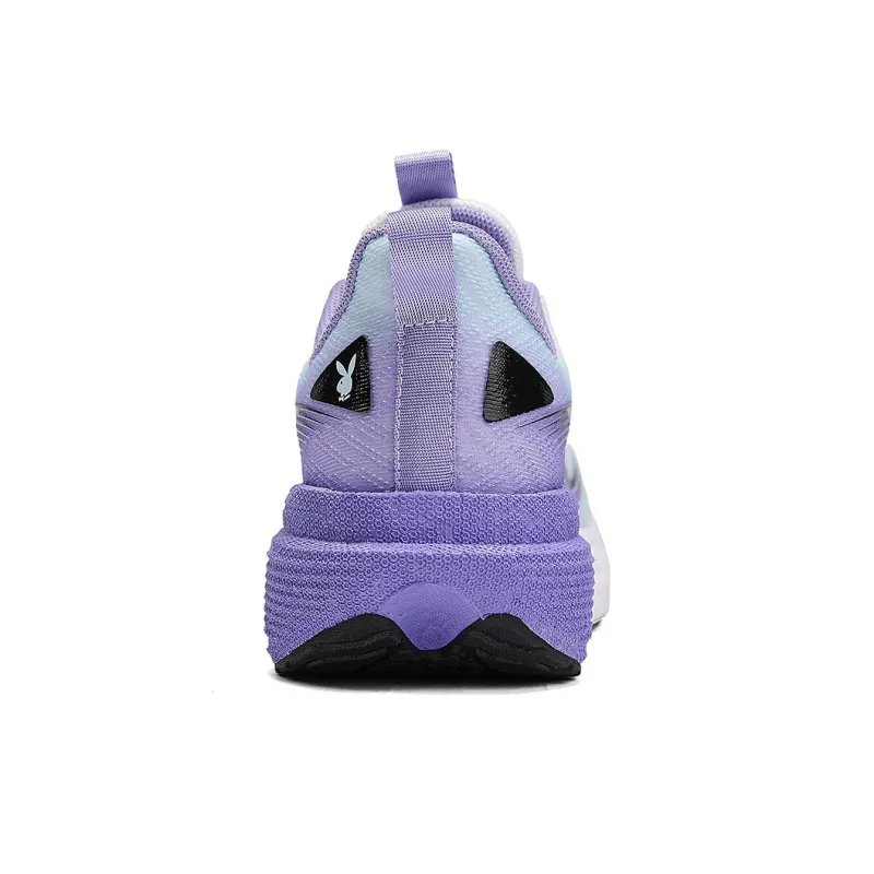 Playboy Low Top Running Shoes Women's White/Blue Purple-3