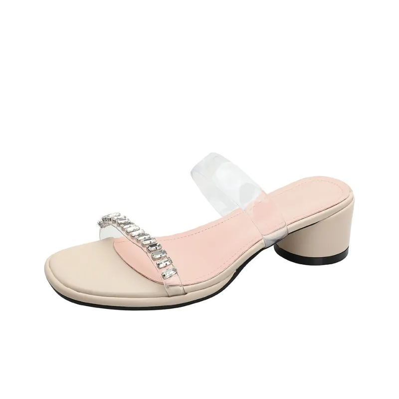 TATAYA Rubber Sole Abrasion Resistant Slide Slippers Women's-0
