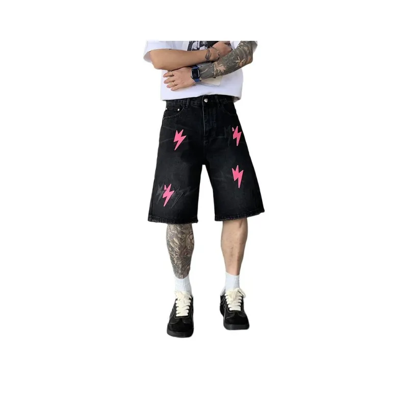 FONDLOOK Denim Shorts Men-11