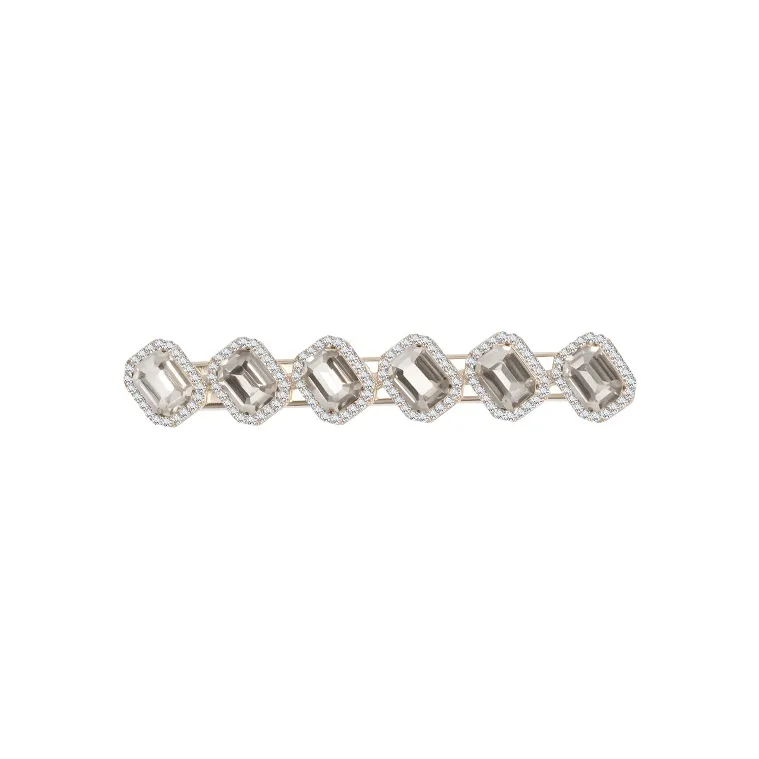 SHINE Copper, Zircon, Crystal Rhinestones Hair Clips Women's-0