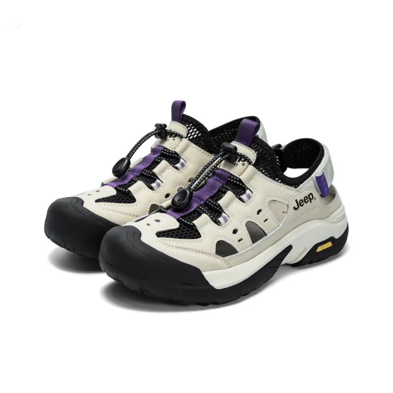 Jeep Odor Resistant Height Increasing Mat River Trekking Shoes Women's Black Gray-2
