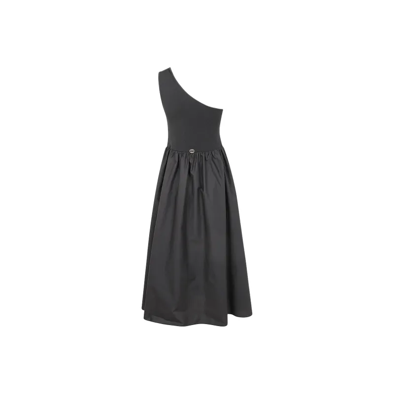 Twinset One shoulder Midi Dress-1