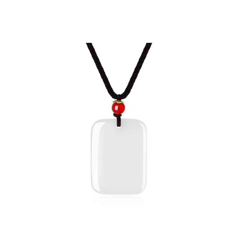 Lao Feng Xiang Golden Silk Jade Necklaces Unisex-0
