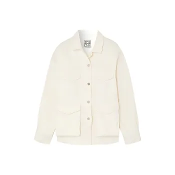 TOTEME Denim Jackets Women's Light Yellow