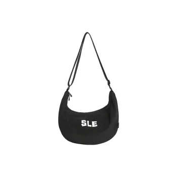 Moonshine Nylon Shoulder Bag, Crossbody Bag Unisex Black/Lake Blue/Yellow/Gray/Orange/Green/Ecru/Purple