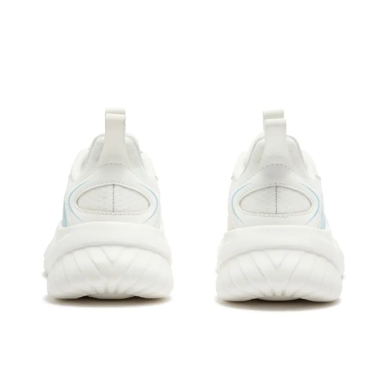 361° Cushioning, Breathable, Lightweight Low Top Casual Running Shoes Women's Feather White Glacier Blue-4