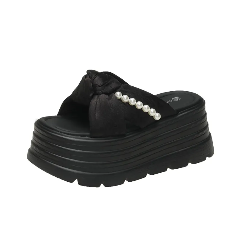 WOXXXN Slide Slippers Women's Black, Beige, Green-4