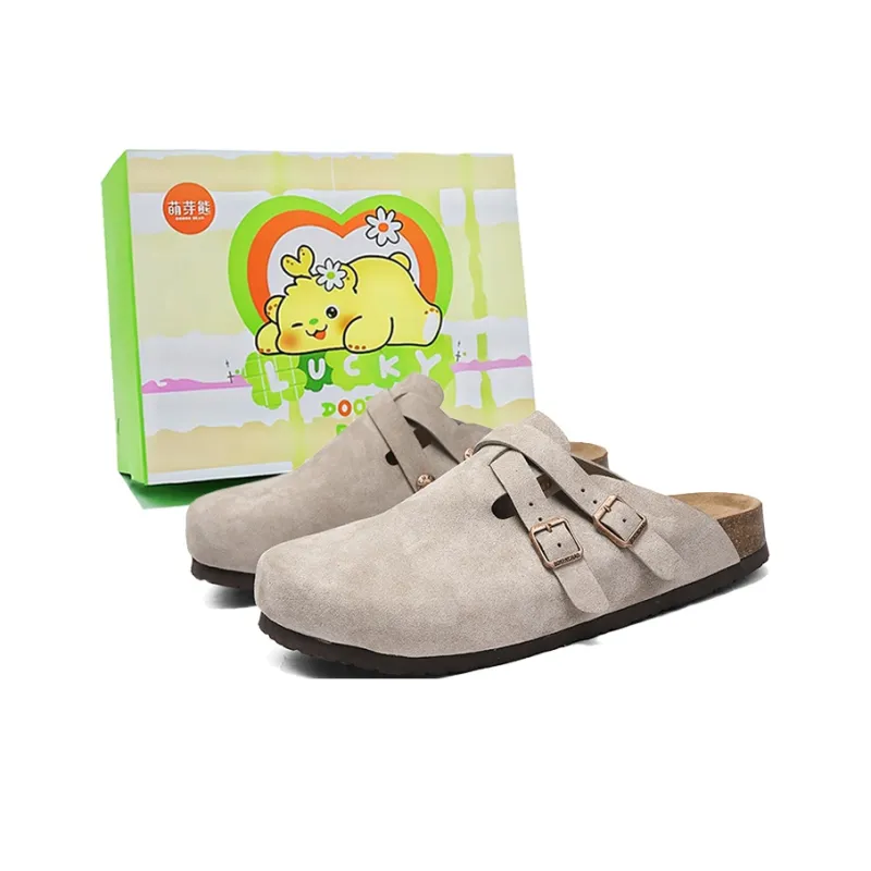 Budding Bear Quiet Abrasion Resistant Slip Resistant Closed Toe Slippers Unisex-4