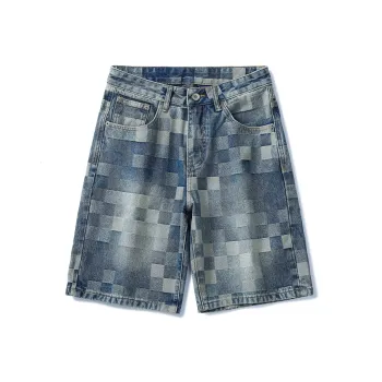 SANTASTIC Denim Shorts Men Blue
