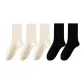 Hyaluronic Acid Mint Socks[Cream Yellow 3 Pack+Black 2 Pack](Shopping Bag Included)
