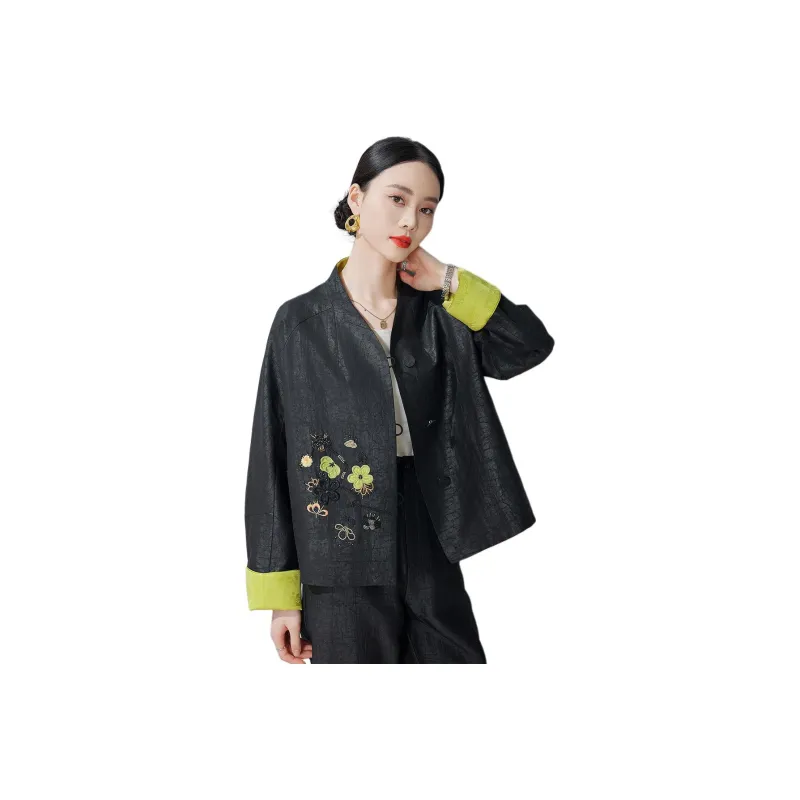 Hang Yi Court Jackets Women's Black-0