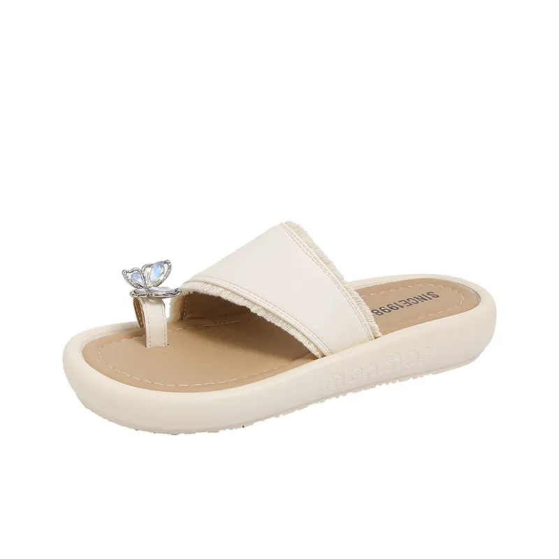 REIHUNG Rubber Sole Quiet, Slip Resistant, Odor Resistant Slide Slippers Women's-5