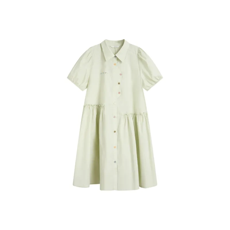 ZIHAN Short Sleeved Dress Women's-6