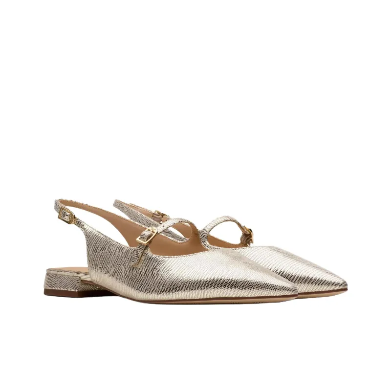 Clarks Sensa 15 Shine Casual Single Shoes 1.5cm Women's Champagne-2