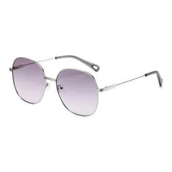 PRETTYALLUSION Metal Oval Sunglasses Women's
