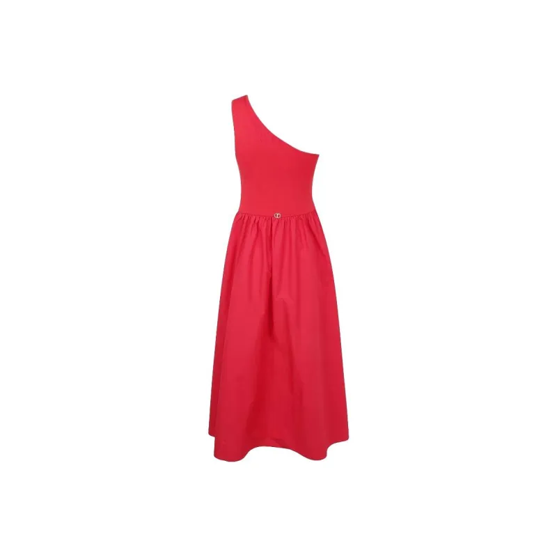 Twinset One shoulder Midi Dress-1