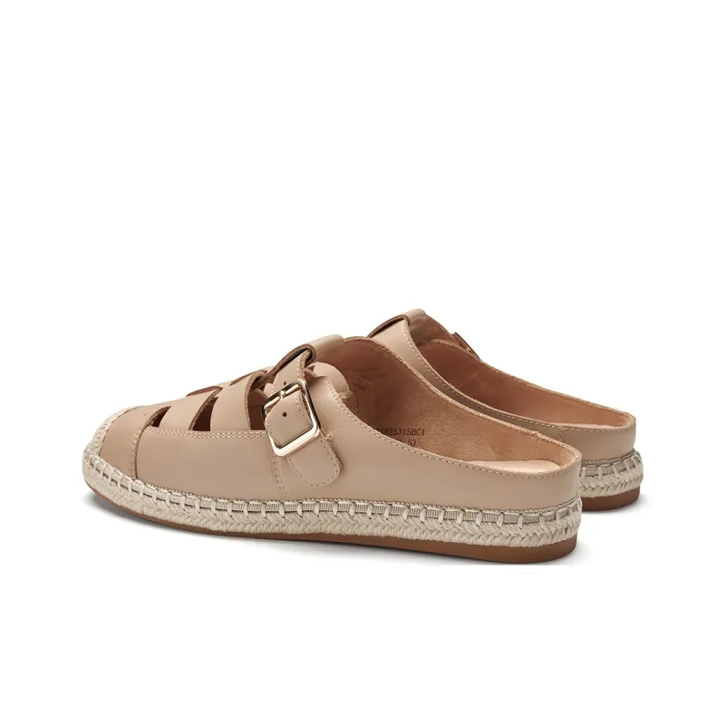 PT'SON Rubber Sole Abrasion Resistant Closed Toe Slippers Women's-9