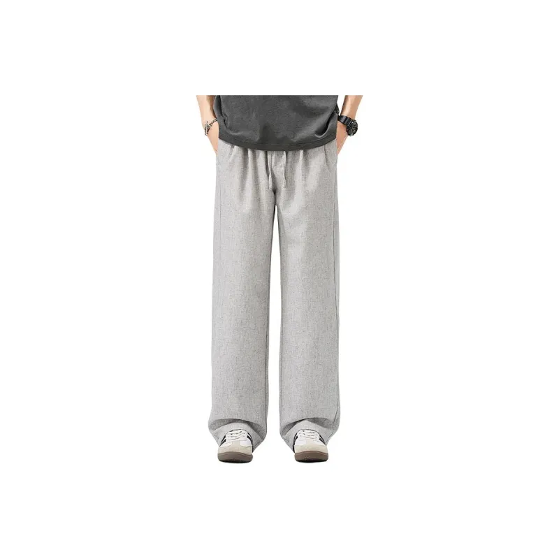 Izzue Casual Pants Unisex Gray-0