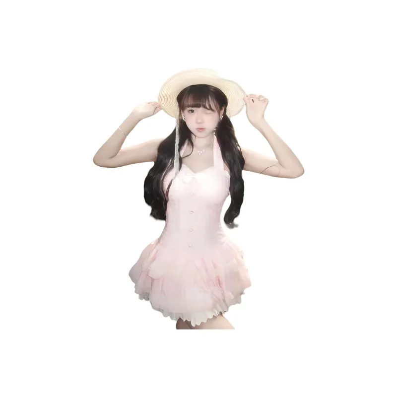 Mu Xiao Xin Slip Dresses Women's-1