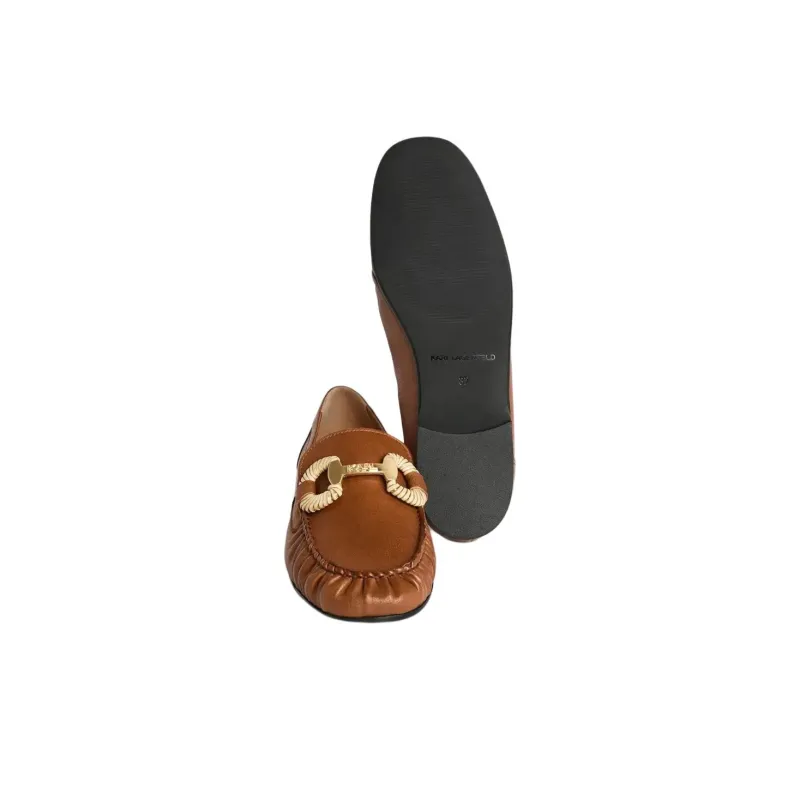KARL LAGERFELD Eleia Casual Single Shoes Women's Brown-4