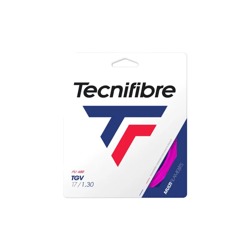 TECNIFIBRE Tennis Racket Strings Nylon, Polyurethane Unisex 12m Pink-0