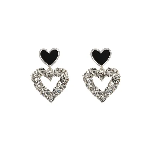 SHINE S925 Sterling Silver Stud, Synthetic Crystal Earrings Women's