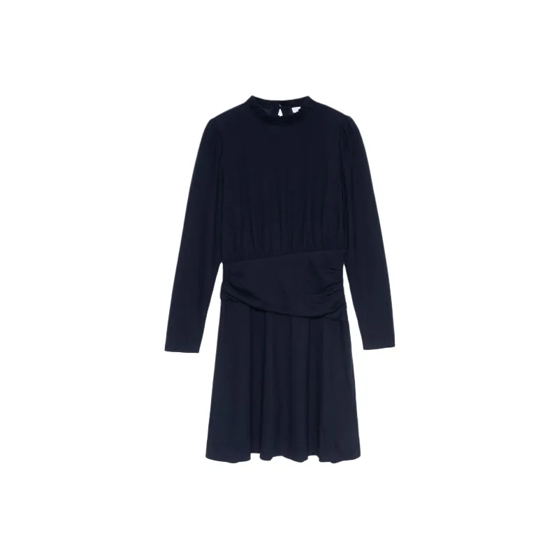COACH Long Sleeved Dresses Women's Navy-0