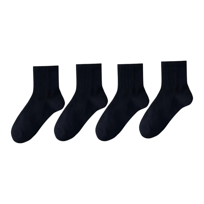 MIANWUQI Mid Calf Socks Women's-4