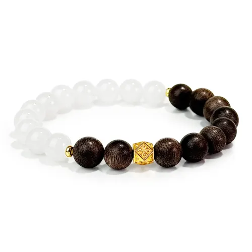 PUTUOSHANWENCHUANG Chalcedony Jade Bracelets Unisex