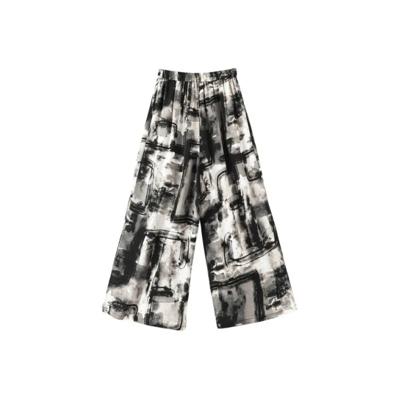 Late White Casual Pants Women's-1