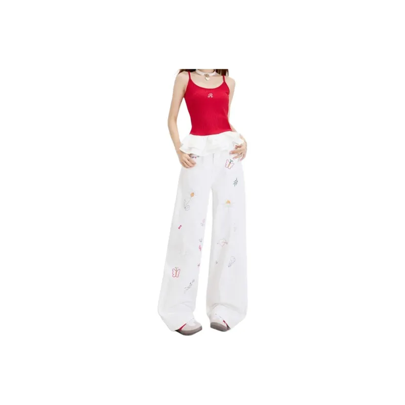 FOREVER 21 Jeans Women's White-0