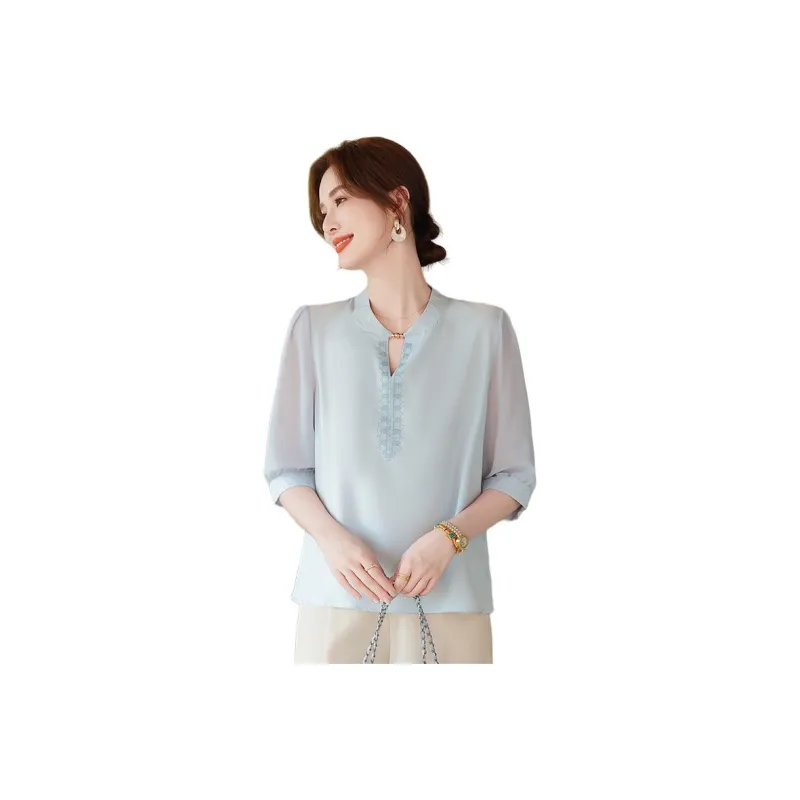 PIERRE CARDIN Chiffon Shirt Women's-4