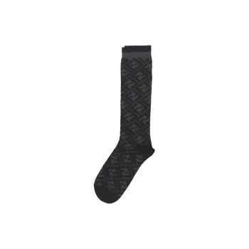 FENDI Knee High Socks Men's 1 Pack Black