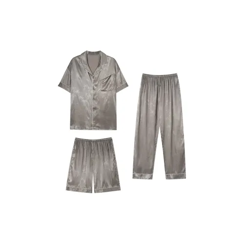 Pretty Lady Pajama Set Men's Gray
