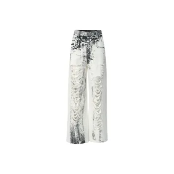 ORMY Jeans Unisex White