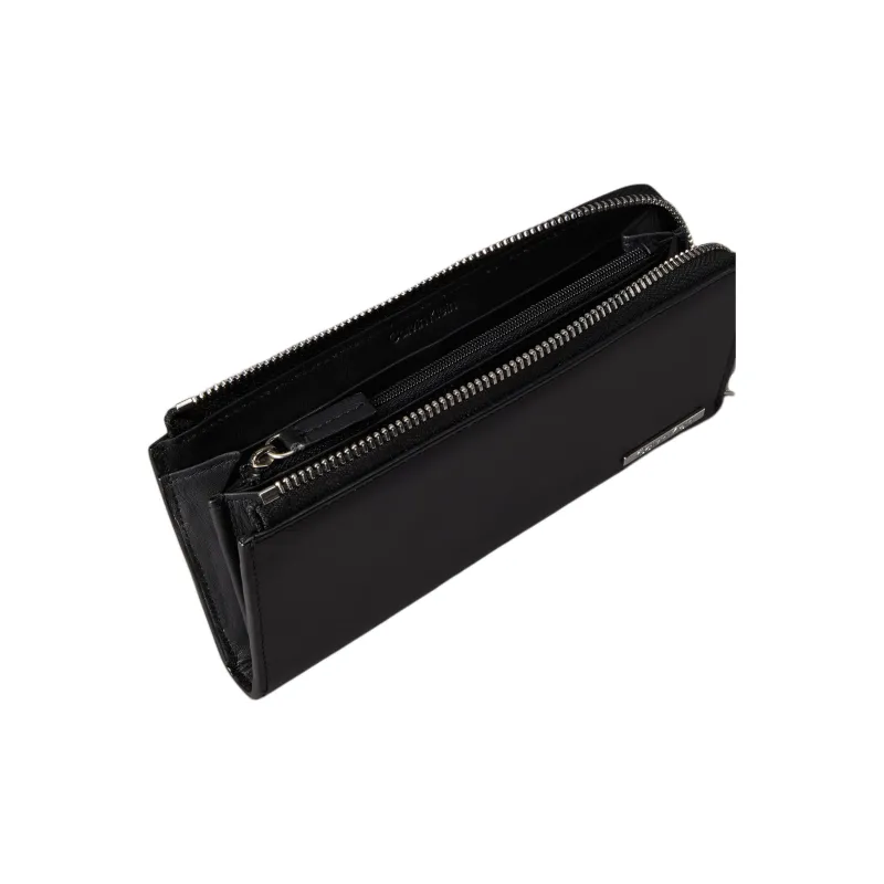 CALVIN KLEIN Leather Wallet Unisex Black-2