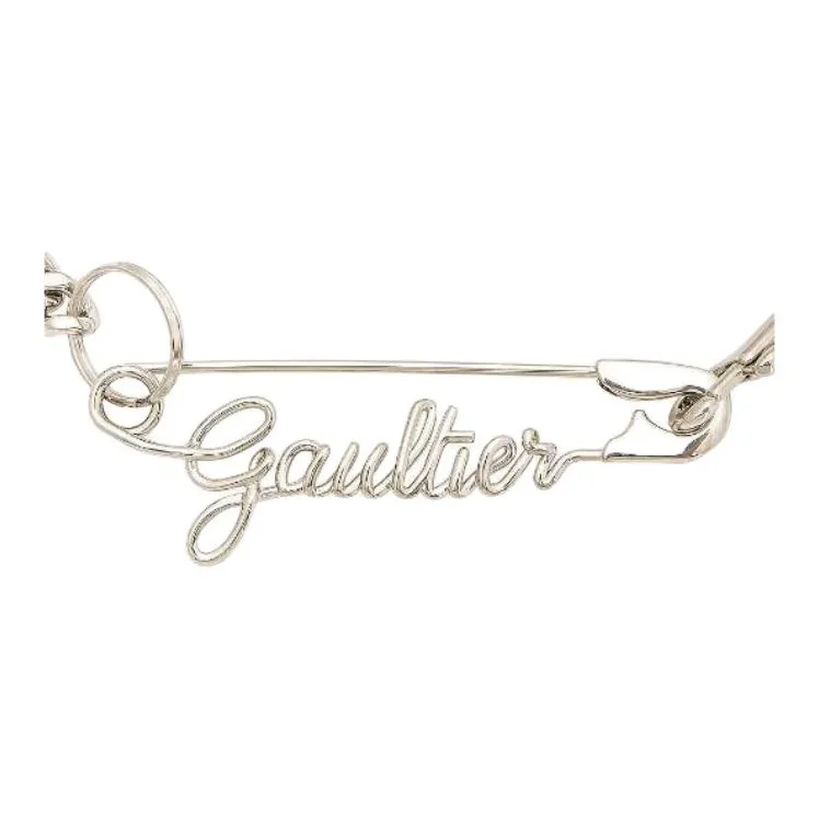 Jean Paul Gaultier Brass Necklaces Women's Silver-2