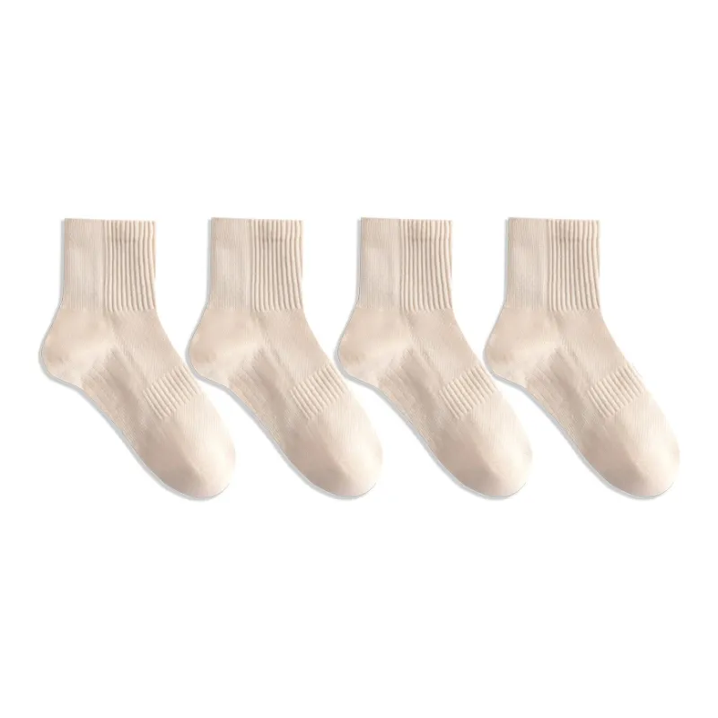 MIANWUQI Mid Calf Socks Women's-15