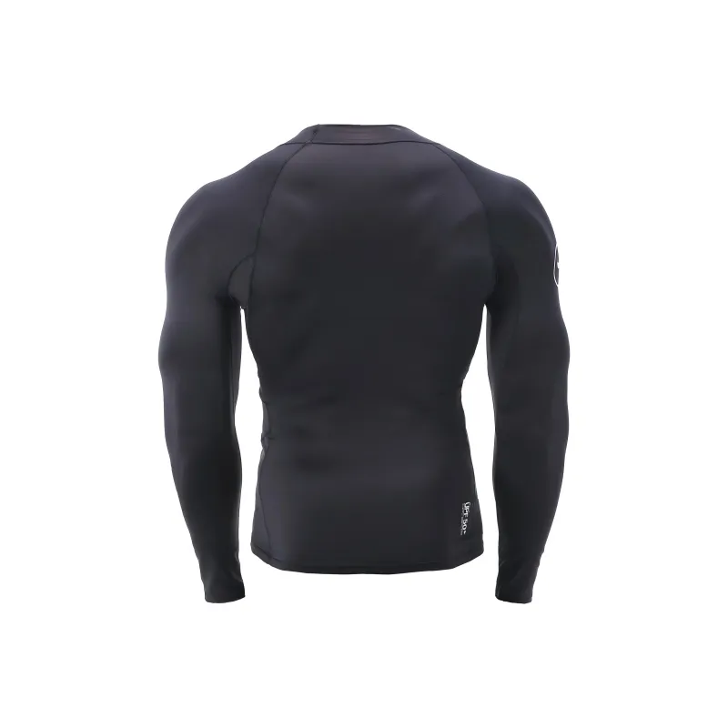 AQUAPLAY Diving Wetsuit Long Sleeved Swimsuit Men's Black-1